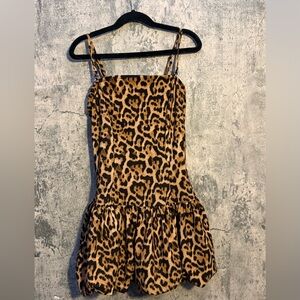 Leopard Print Mini Dress
